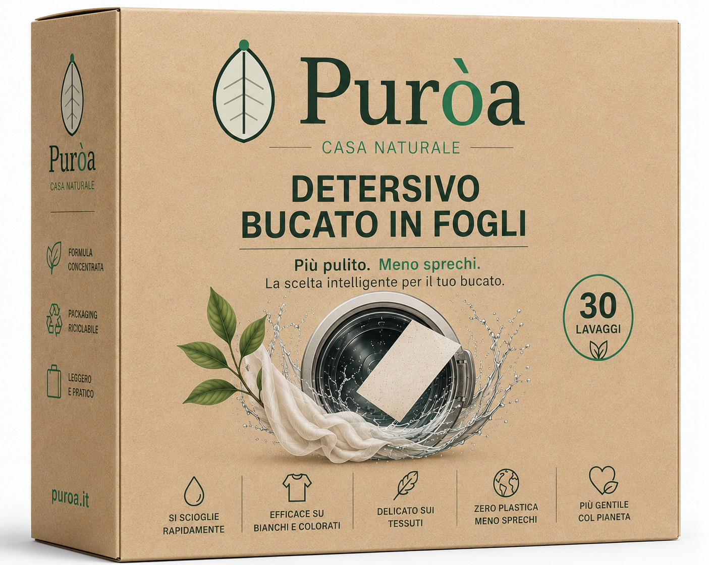 Detersivo Bucato in Fogli Ecologico | Plastic Free